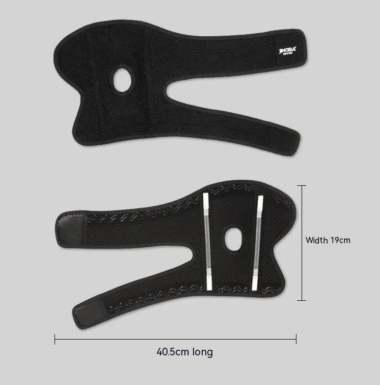 Black adjustable sports elbow guard for badminton, basketball, and training.