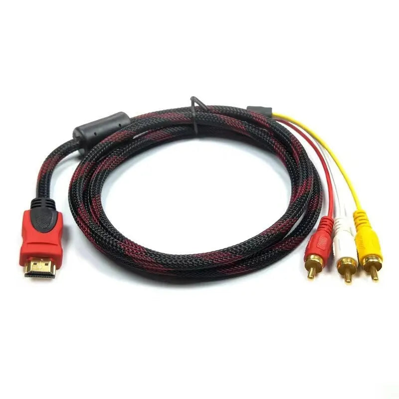 HDMI to AV15 M conversion cable 1.5 metres long with alloy connectors