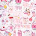 Creative cartoon children's journal decorative stickers set with nine different designs in 30x37mm size