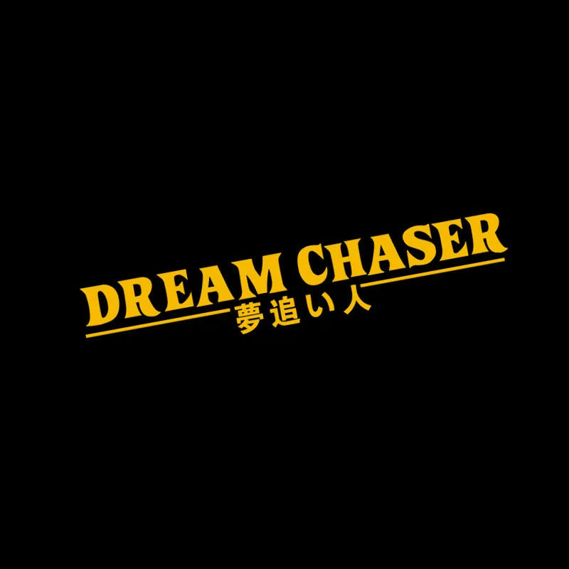 Chinese dream chaser car sticker PET film 40cm by 7cm vehicle decoration