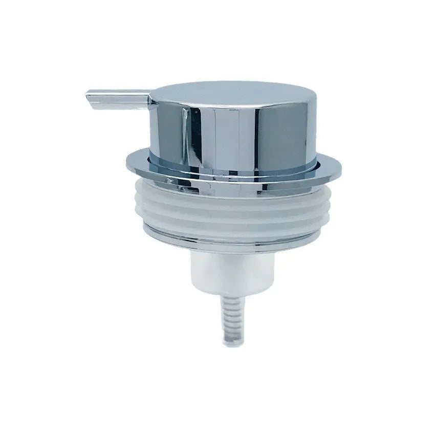 Foam pump dispenser for facial cleansers with large pump head in multiple colour options