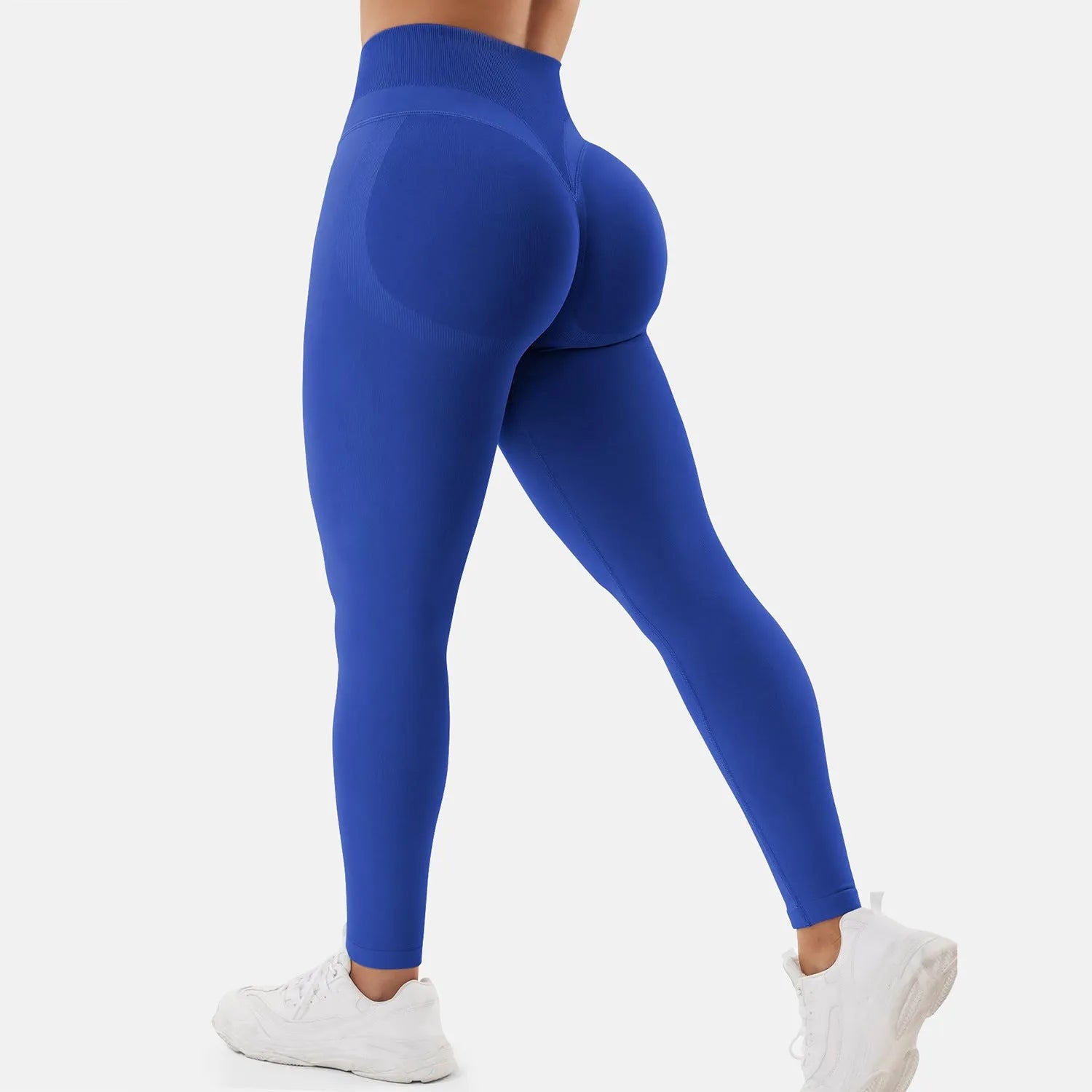 High waist plus size yoga tights in super stretch nylon spandex, eight colours including black and pink