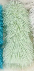 Plush cat toy pillow with crinkle material and wiggly tentacles in blue, green, pink, and white colour options.