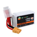 XF Power 14.8V 1000mAh 75C 4S graphene drone lithium battery with XT60 plug