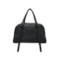 Women's retro genuine leather shoulder bag in horizontal square design with large capacity