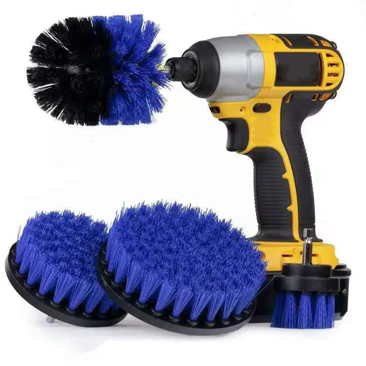 26-piece car cleaning brush kit with various PP bristle brushes for tyre and interior detailing
