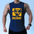 Men's loose polyester training waistcart in multiple colour options with sleeveless design for gym workouts