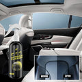 120ml bottle of car interior cleaner for leather and plastic dashboard maintenance.
