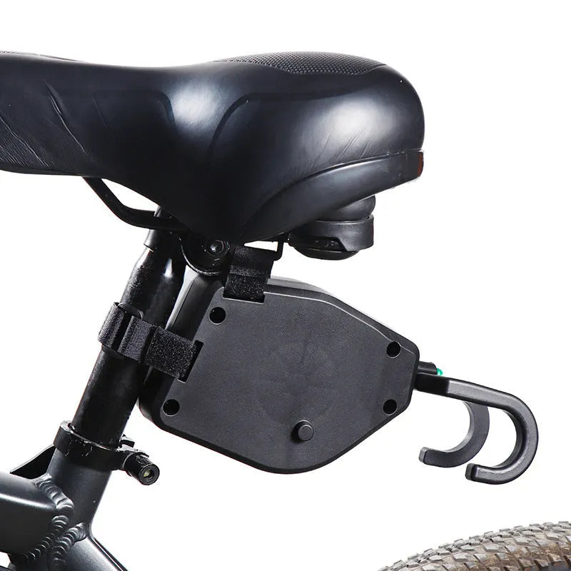 Black plastic/resin bicycle trailer rope traction device for mountain bike child trailers