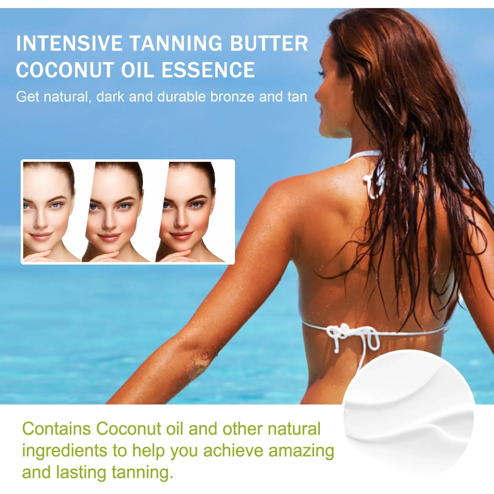 Help Black Frost blackening cream in 100g container with coconut oil and aloe extract formula