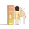 8g compact of sunscreen setting powder with mineral SPF ingredients for makeup application