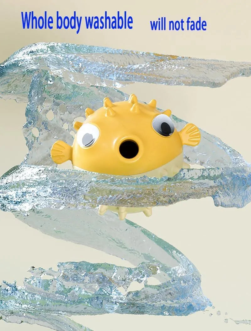 Green fish-shaped interactive dog toy with textured surface for medium and large breeds