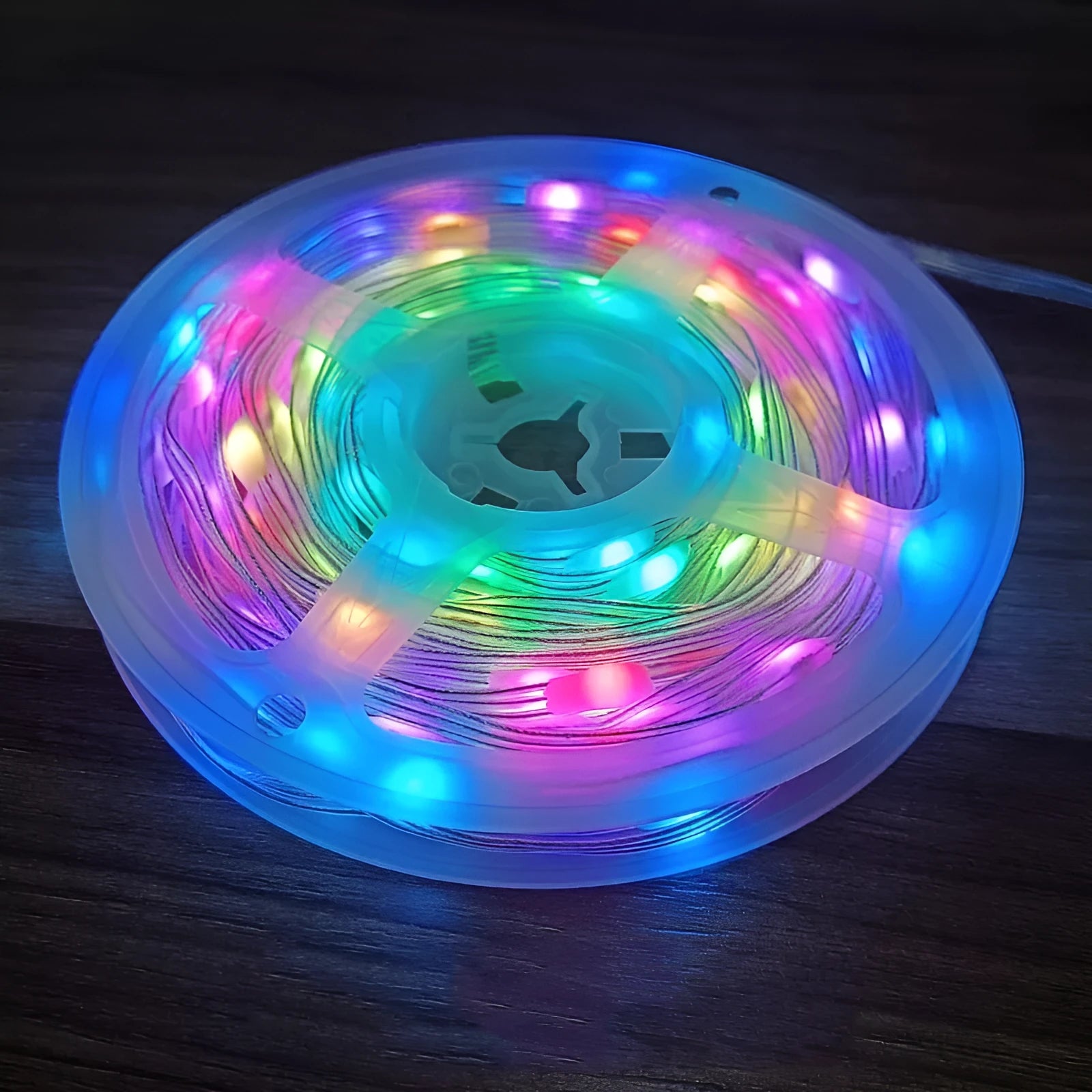 10-metre long LED decorative light string with 100 multi-colour lights for festivals and parties