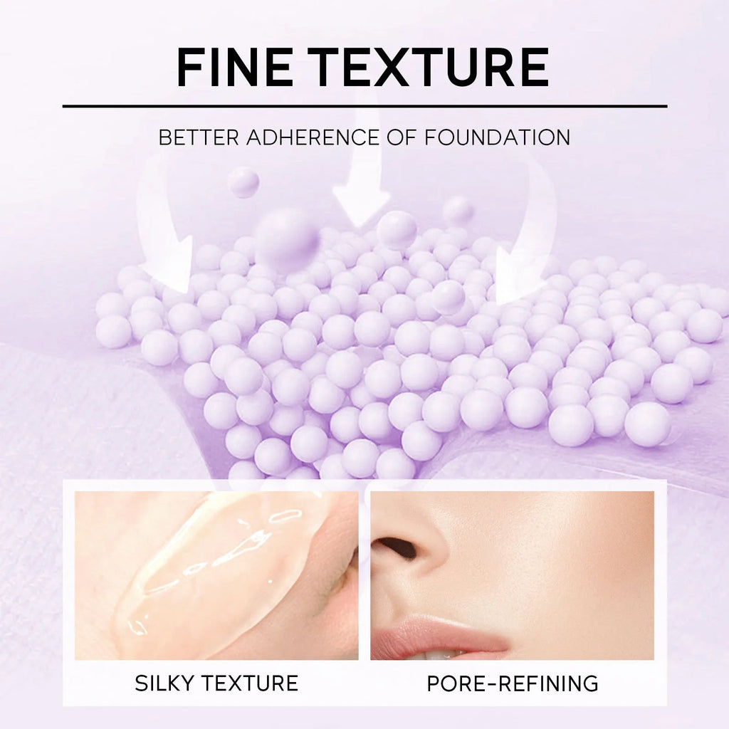 30g colour-correcting makeup primer in purple, pink and green shades