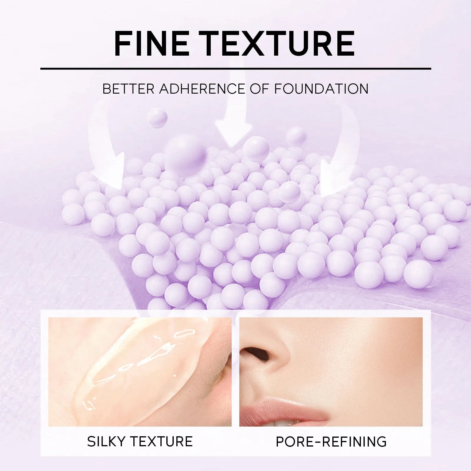 30g colour-correcting makeup primer in purple, pink and green shades