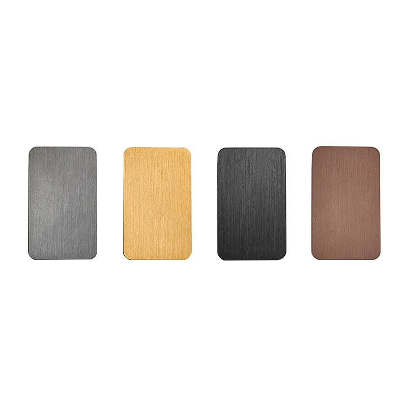 Slim modern wall lamp with a minimalist Nordic design in a choice of black, coffee, gold, or grey finish.