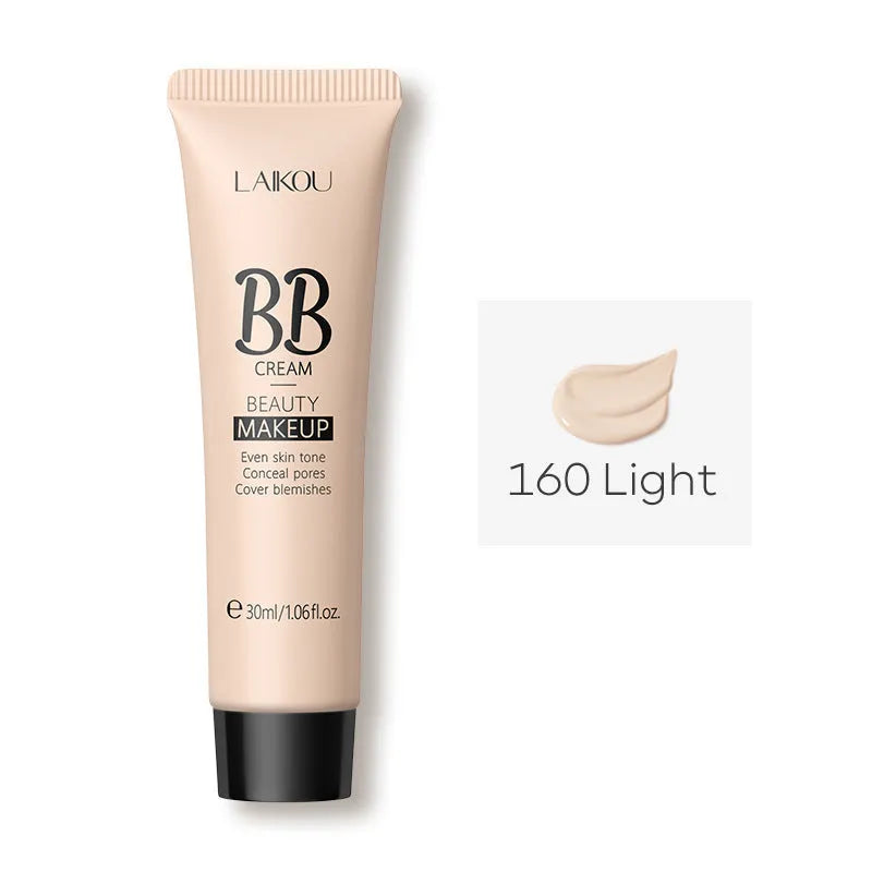 Natural Makeup Hose BB Cream 30ml tube in nine shade options from light to dark.