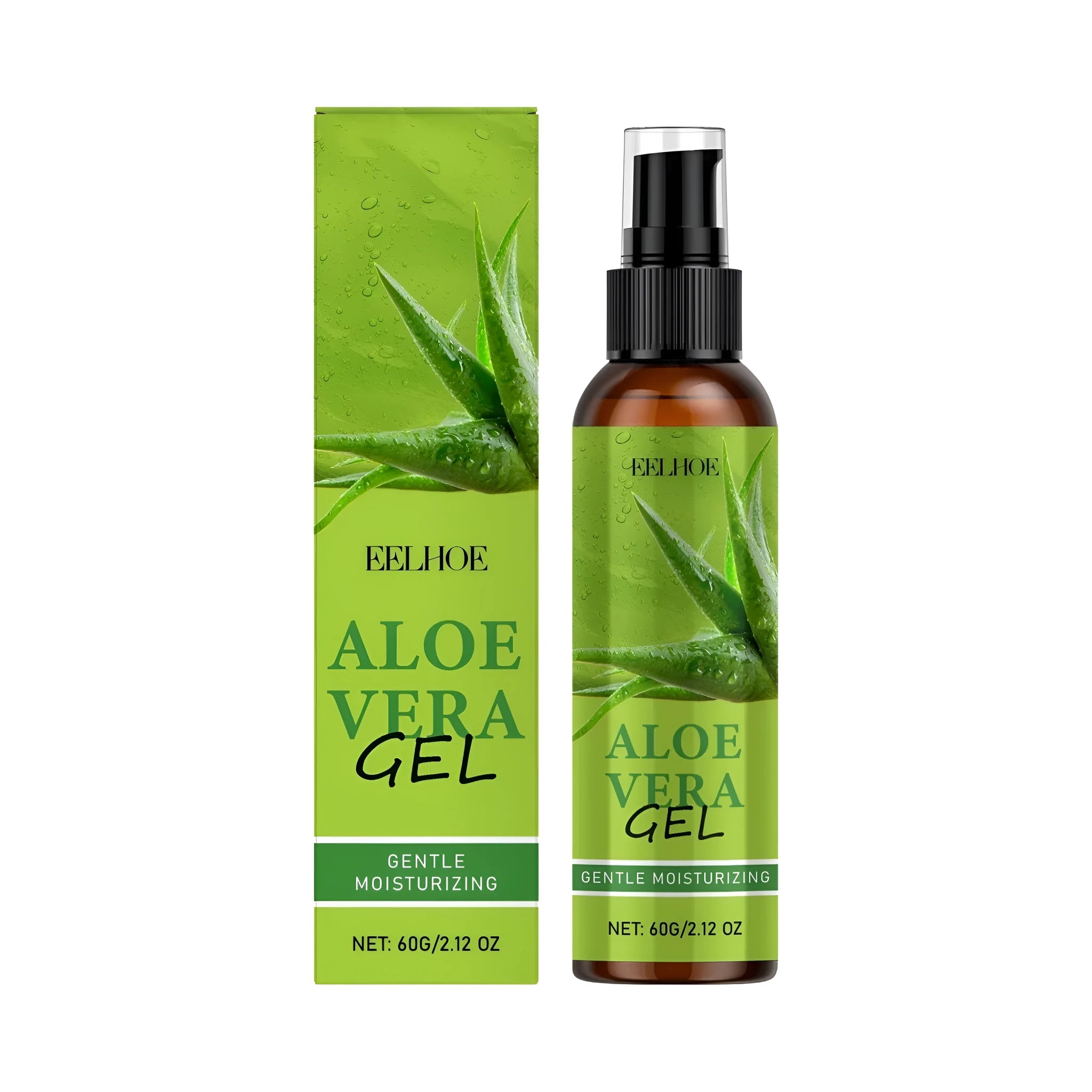 60g tube of aloe vera gel with glycerin and sodium hyaluronate.