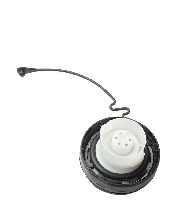 Black plastic snap-in fuel tank cap for Toyota vehicles