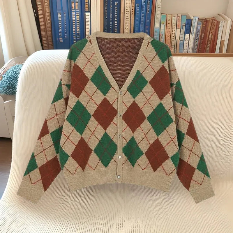 Acrylic knitted casual cardigan coat in macaron colours including pink, green, black, khaki, with regular sleeves.
