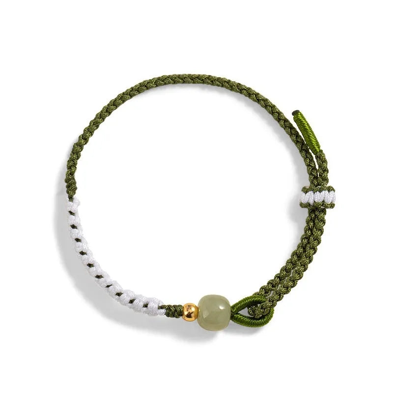Women's national tide cord bracelet with electroplated details and adjustable carrying strap design