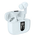 Jerry X08 wireless Bluetooth headset in black colour with charging case