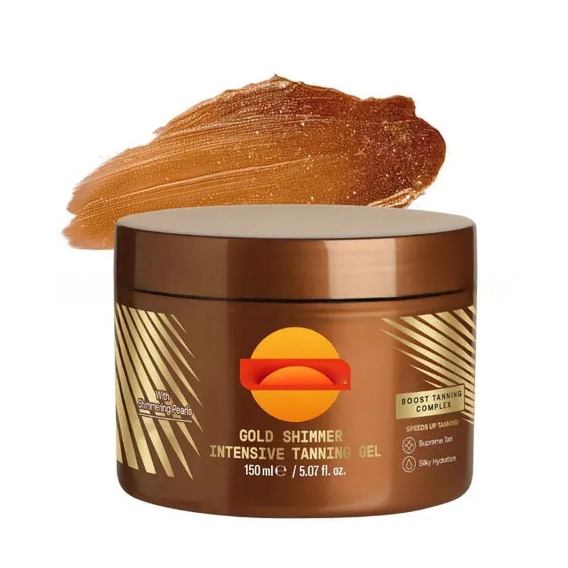 Sun tanning gel black cream lotion 150g in Brown colour pot