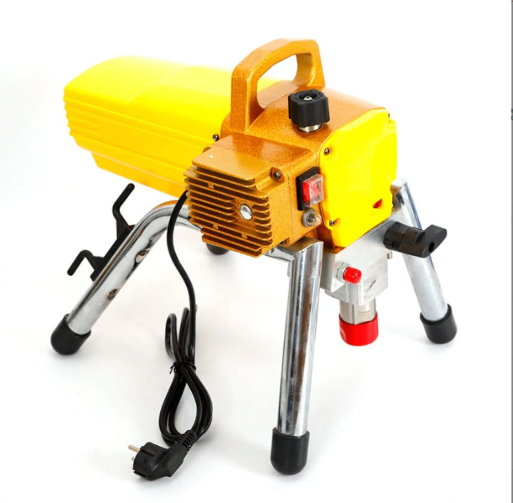 Blue electric airless spray painting machine with spray gun and 50cm extension rod