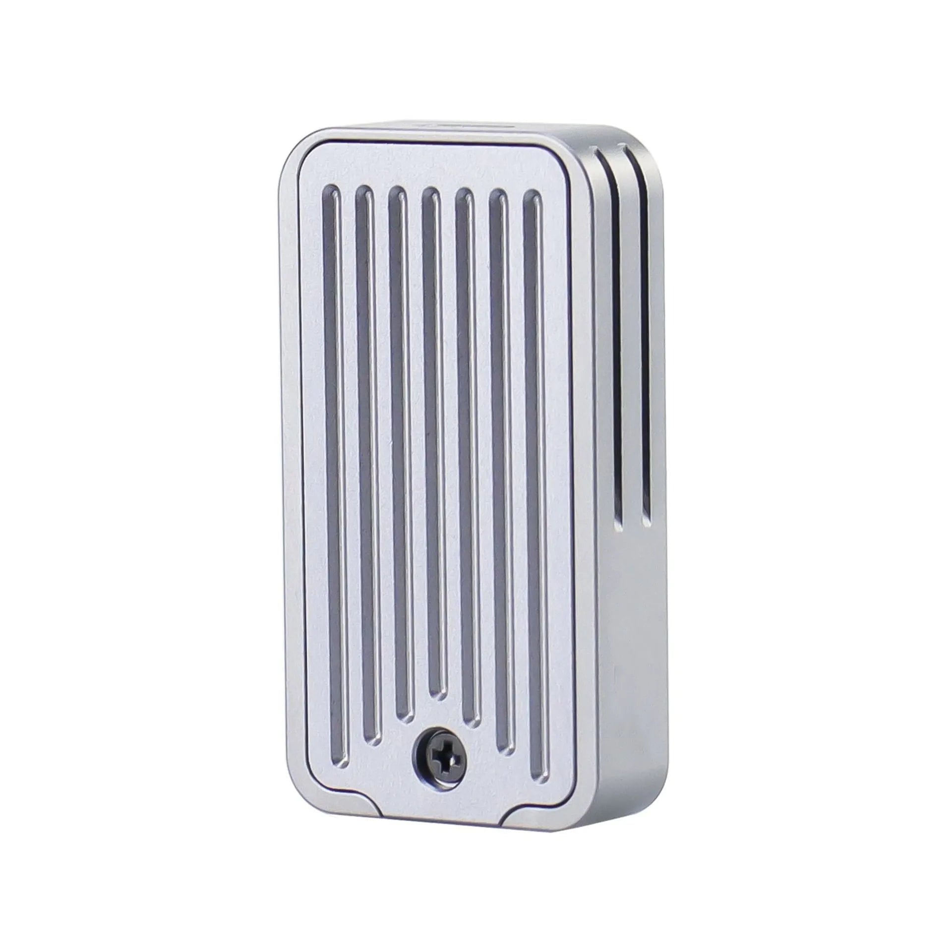 Aluminium alloy external SSD enclosure with USB-C port, compact rectangular design