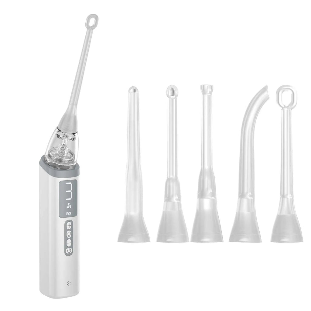 Milky white tonsil extractor oral cleaning tool for dental stones removal with 180g net weight