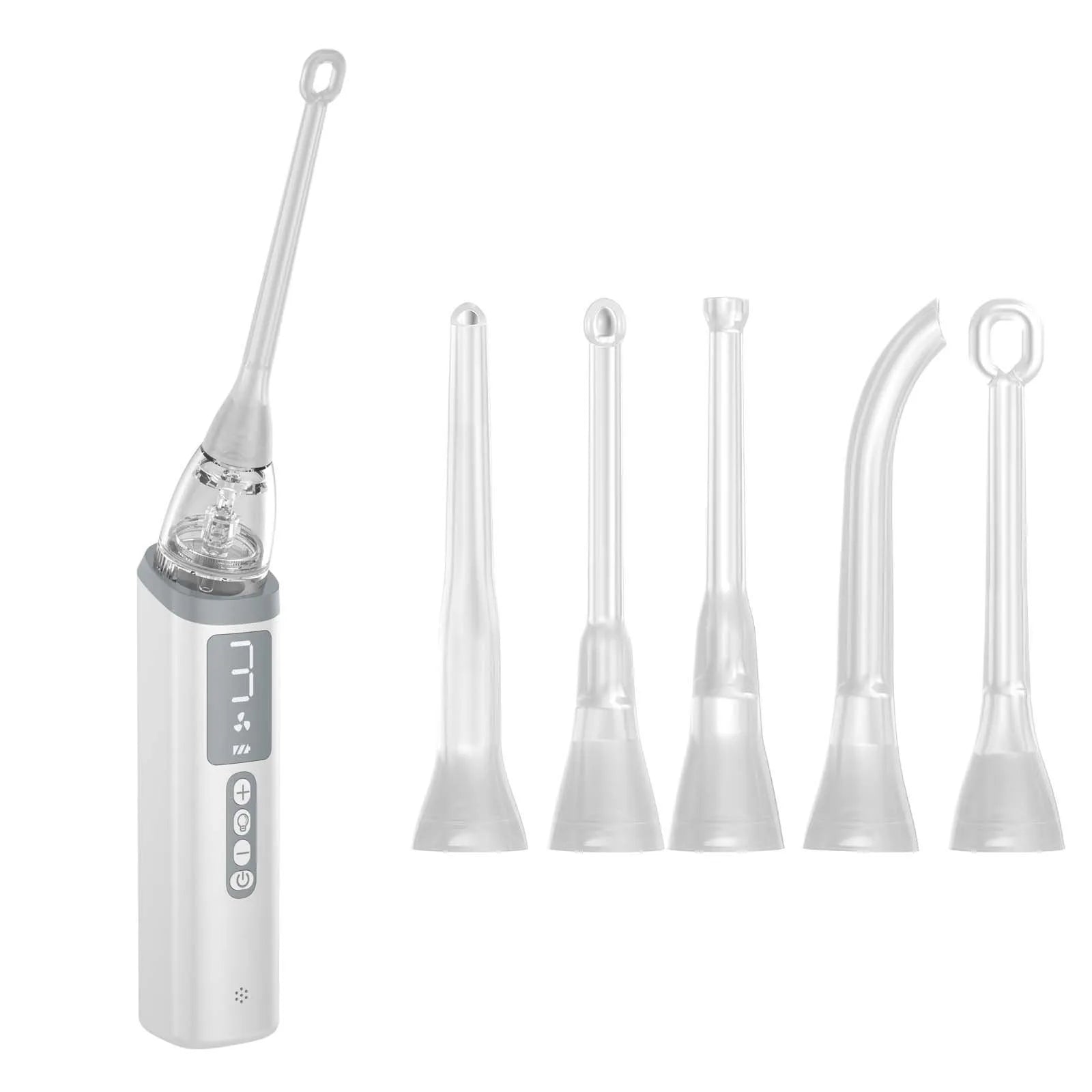 Milky white tonsil extractor oral cleaning tool for dental stones removal with 180g net weight