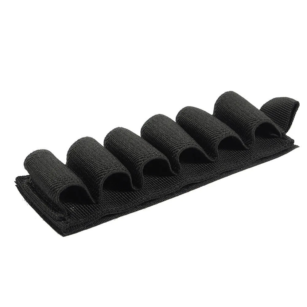 Tactical 6-hole storage organiser in 1000D nylon fabric measuring 5x16.5cm