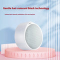Nano glass epilator and foot grinder two-in-one personal hair removal device with plastic washable construction