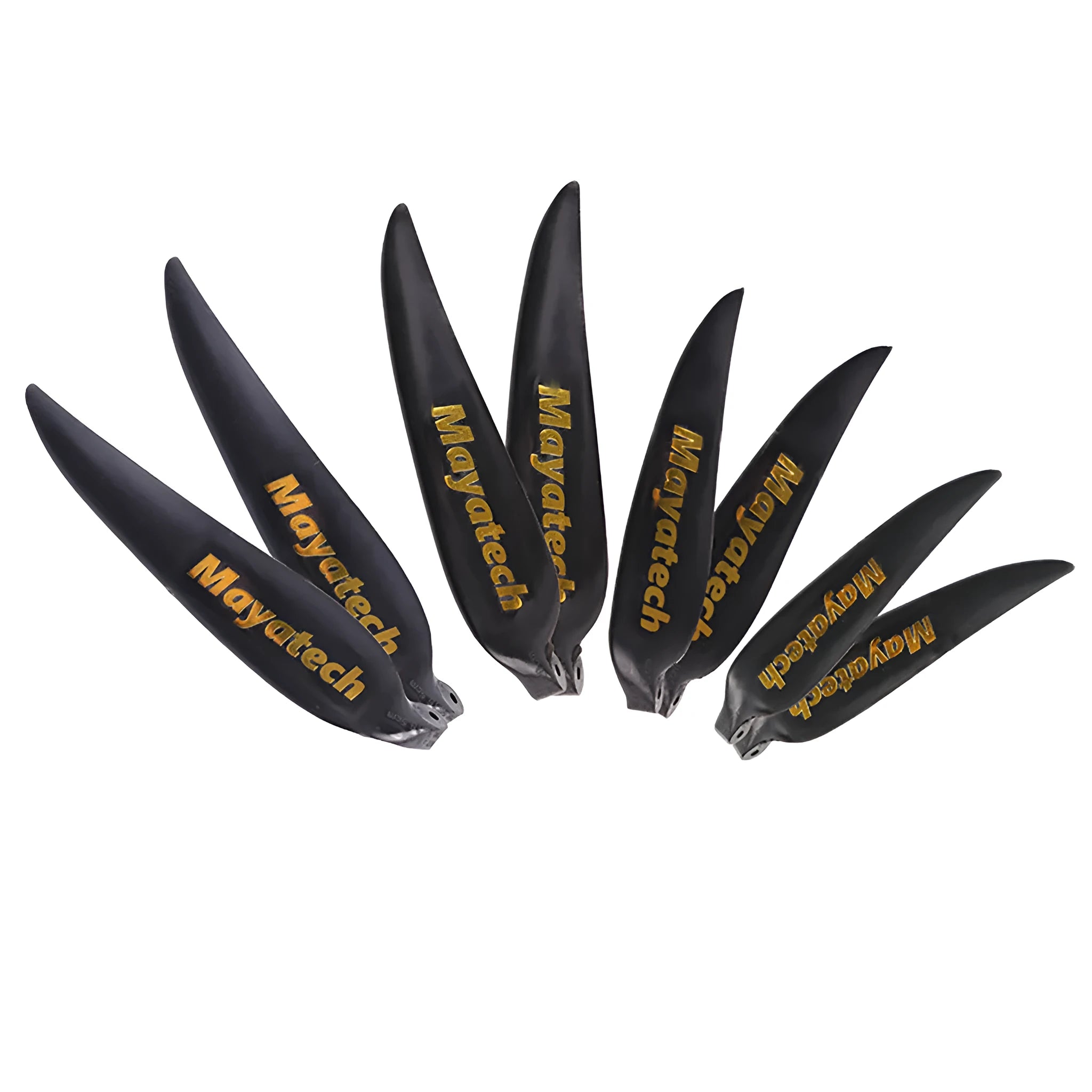 Black glider folding paddle with quick disassembly fittings shown in 12 x 6.5 cm dimensions