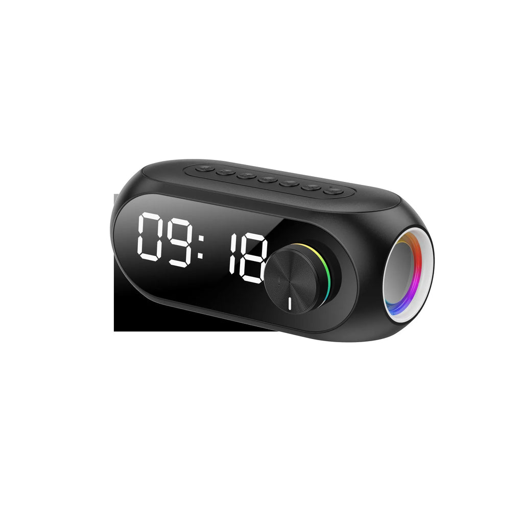 Extra bass portable mini speaker in S8 Black colour with USB charging cable