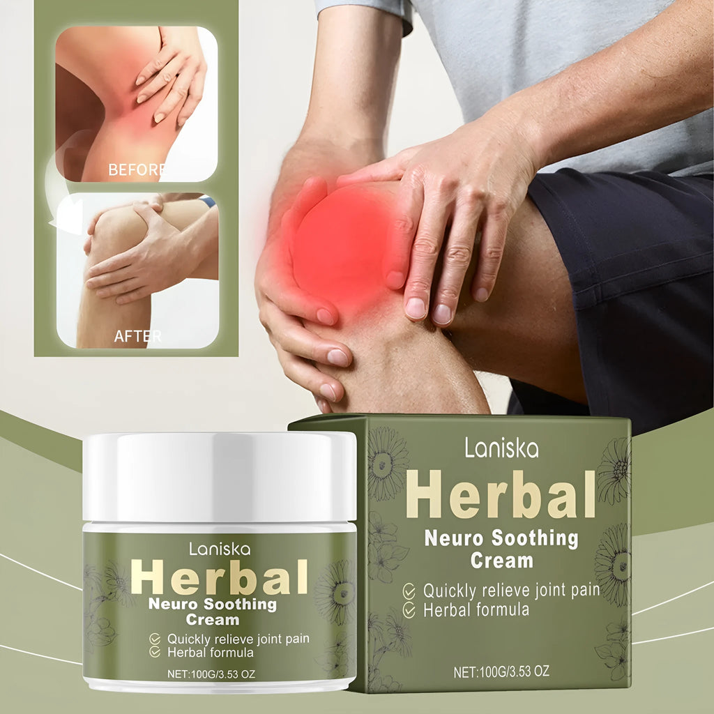 White jar of 100g external body care cream with arnica, pepper and mugwort root ingredients.