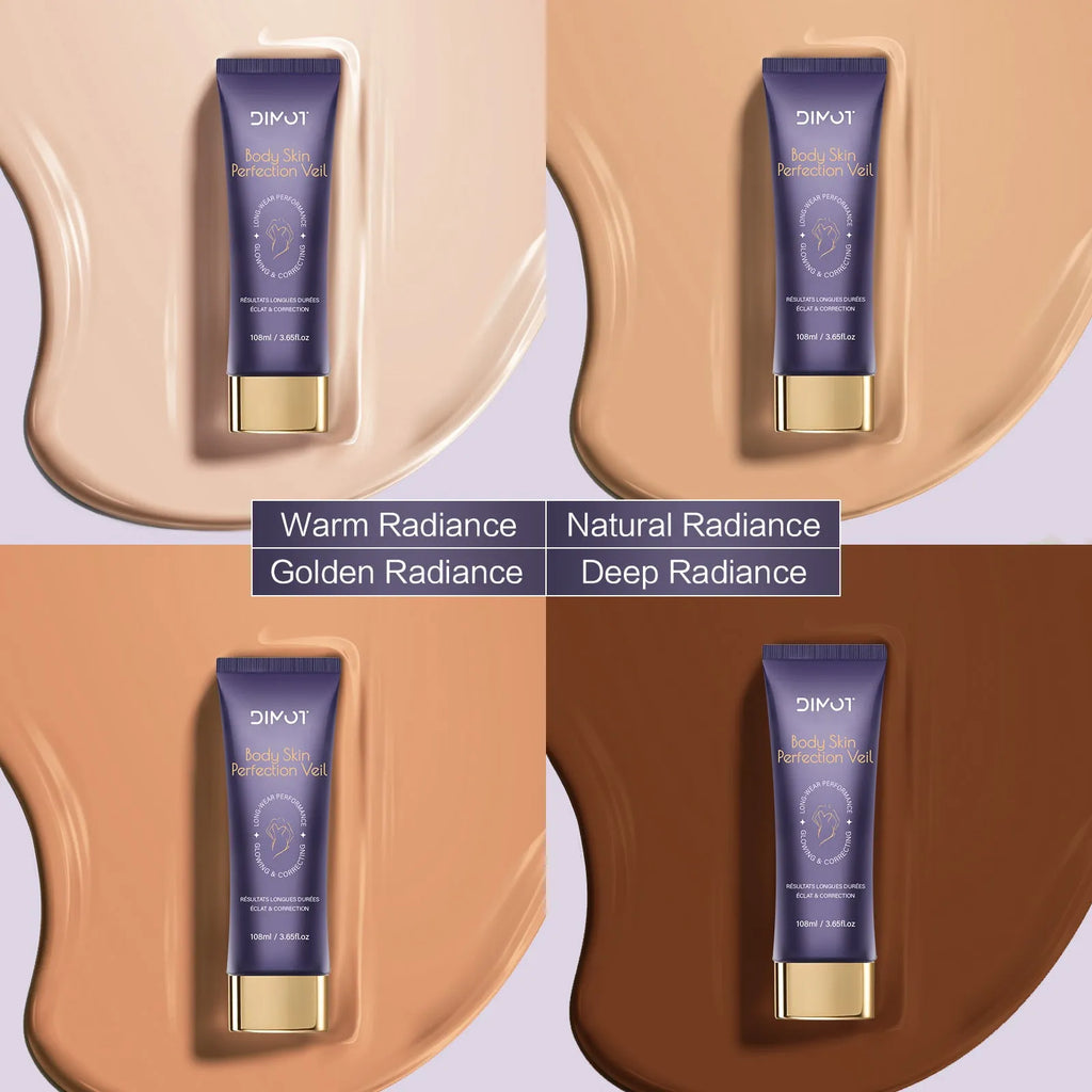 108ml waterproof body concealer cream with brush for tattoo and birthmark coverage in four colour options