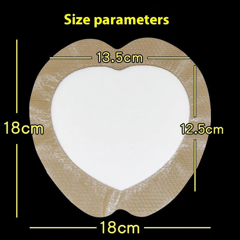 Large skin-coloured silicone gel bedsore prevention sticker for pressure relief