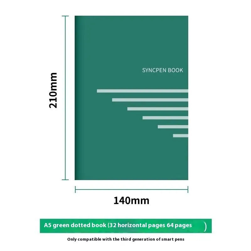 Loose spiral notebook core refill set with zodiac forest paper and writing implement refills