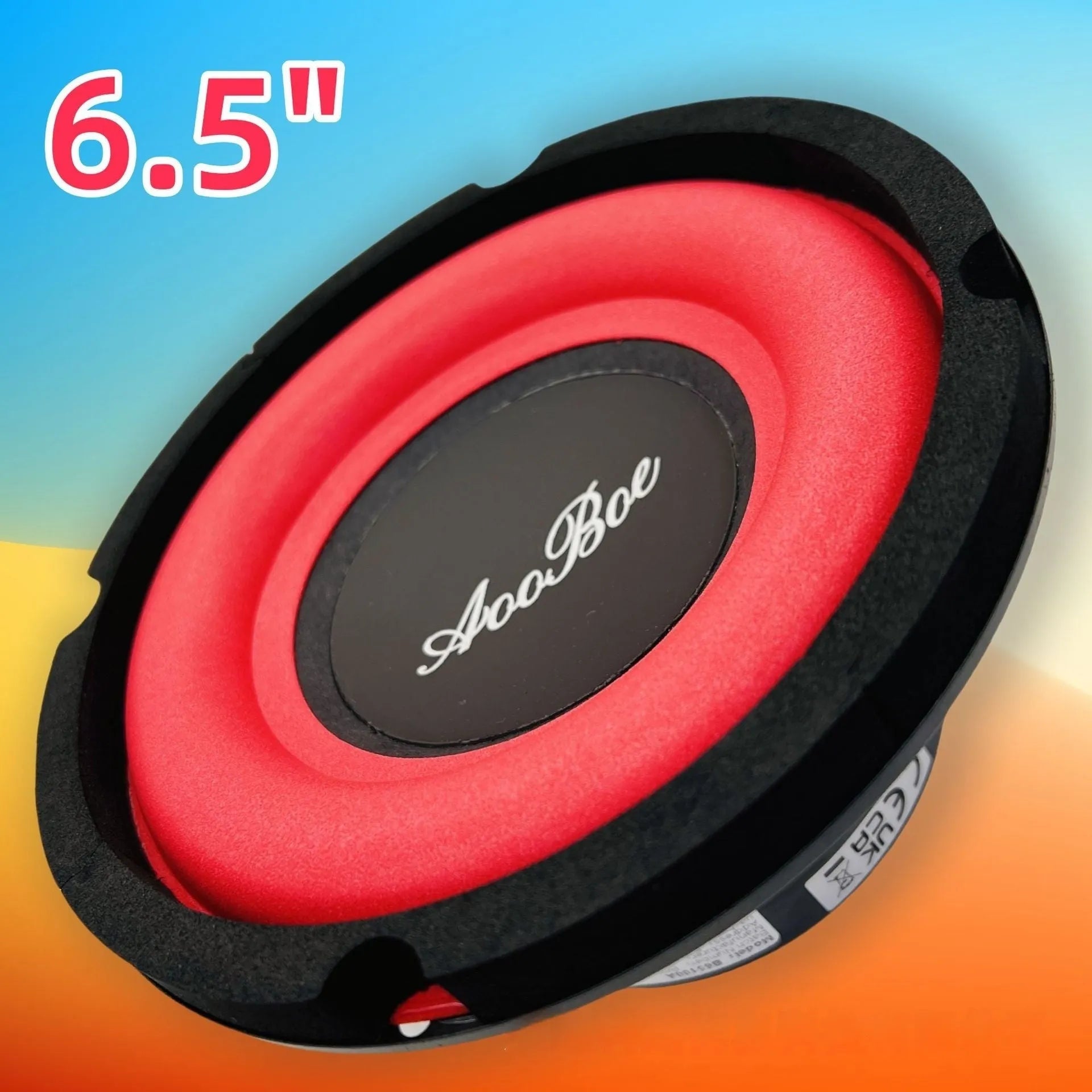 6.5 inch car subwoofer with paper cone, 100 magnet, and 35 core for DIY audio