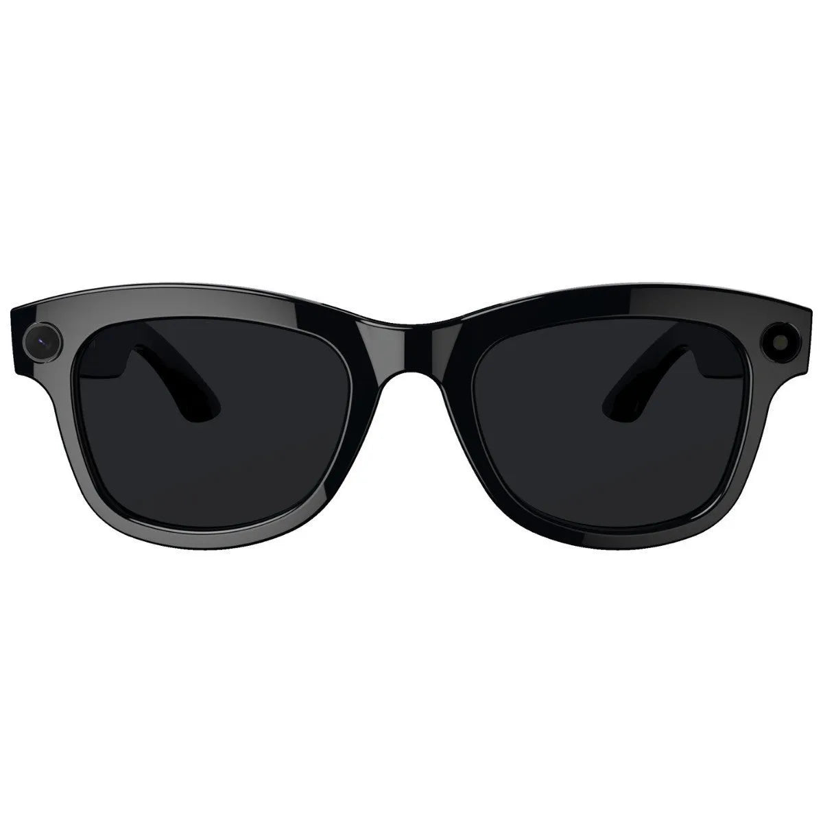 AI translation smart glasses with camera and black lens option