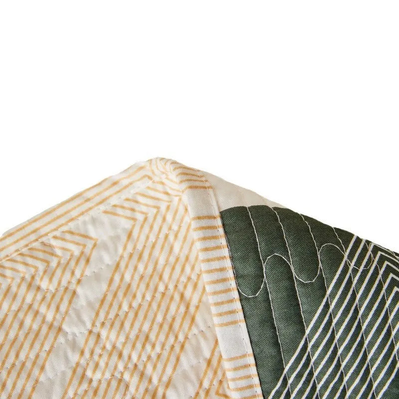 Pure cotton printed bed sheet set in a modern simplicity style for a 2.2 metre bed.