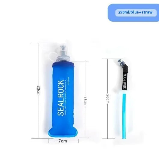 Off-road rough portable plastic hydration straw with suction tube for climbing and biking