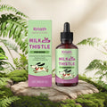 60ml bottle of dog liquid supplement with milk thistle and turmeric extracts