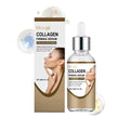 30ml collagen firming care solution bottle measuring 2.8x2.8x10.3cm with hyaluronic acid formula