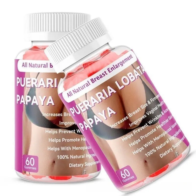 Libido booster gummies with saw palmetto in a bottle