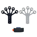 Silicone finger rehabilitation trainer with tension ropes and adjusting belts for abdominal exercises