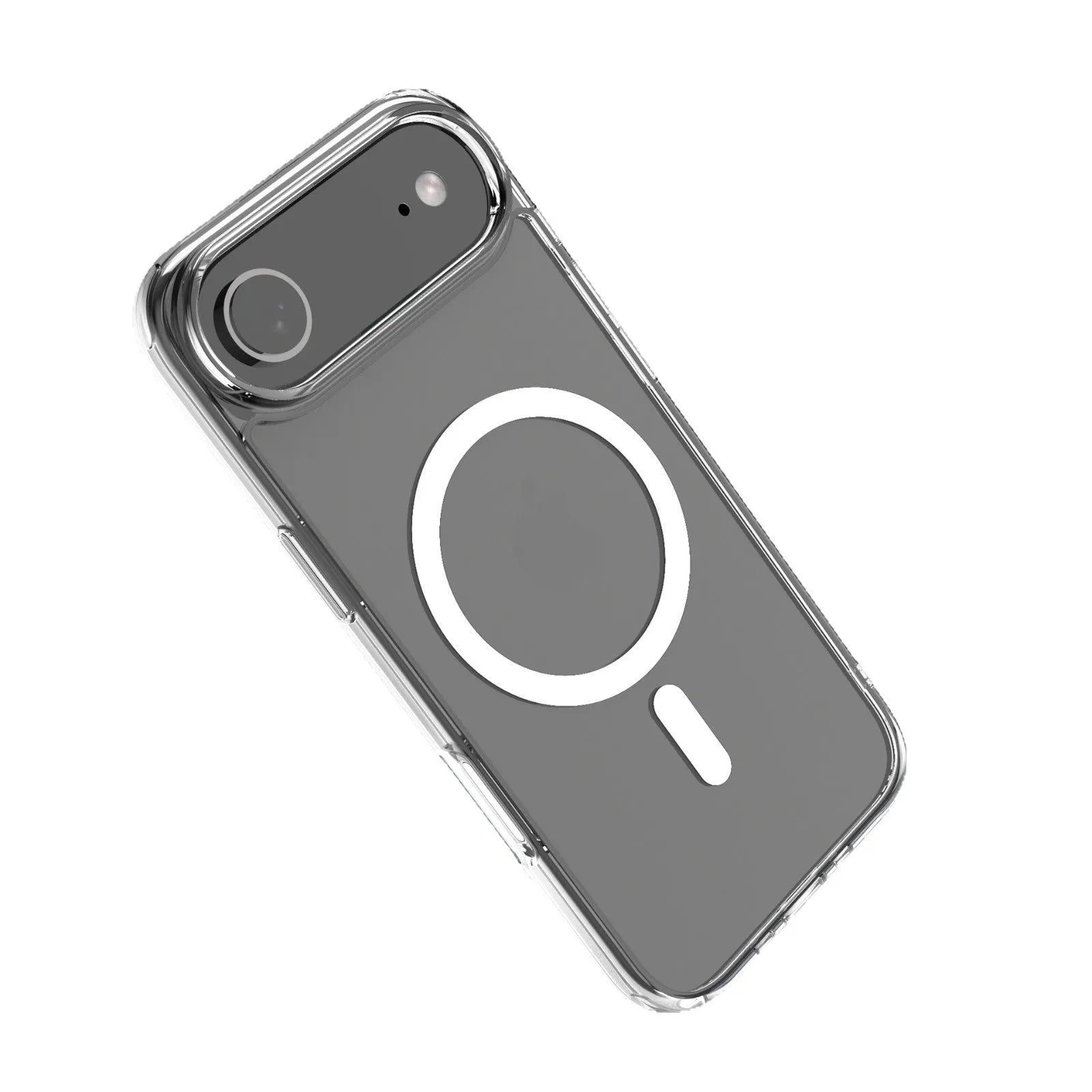 Transparent magnetic shockproof phone case for iPhone 17, 17 Pro, 17 Pro Max, and 17 Air models