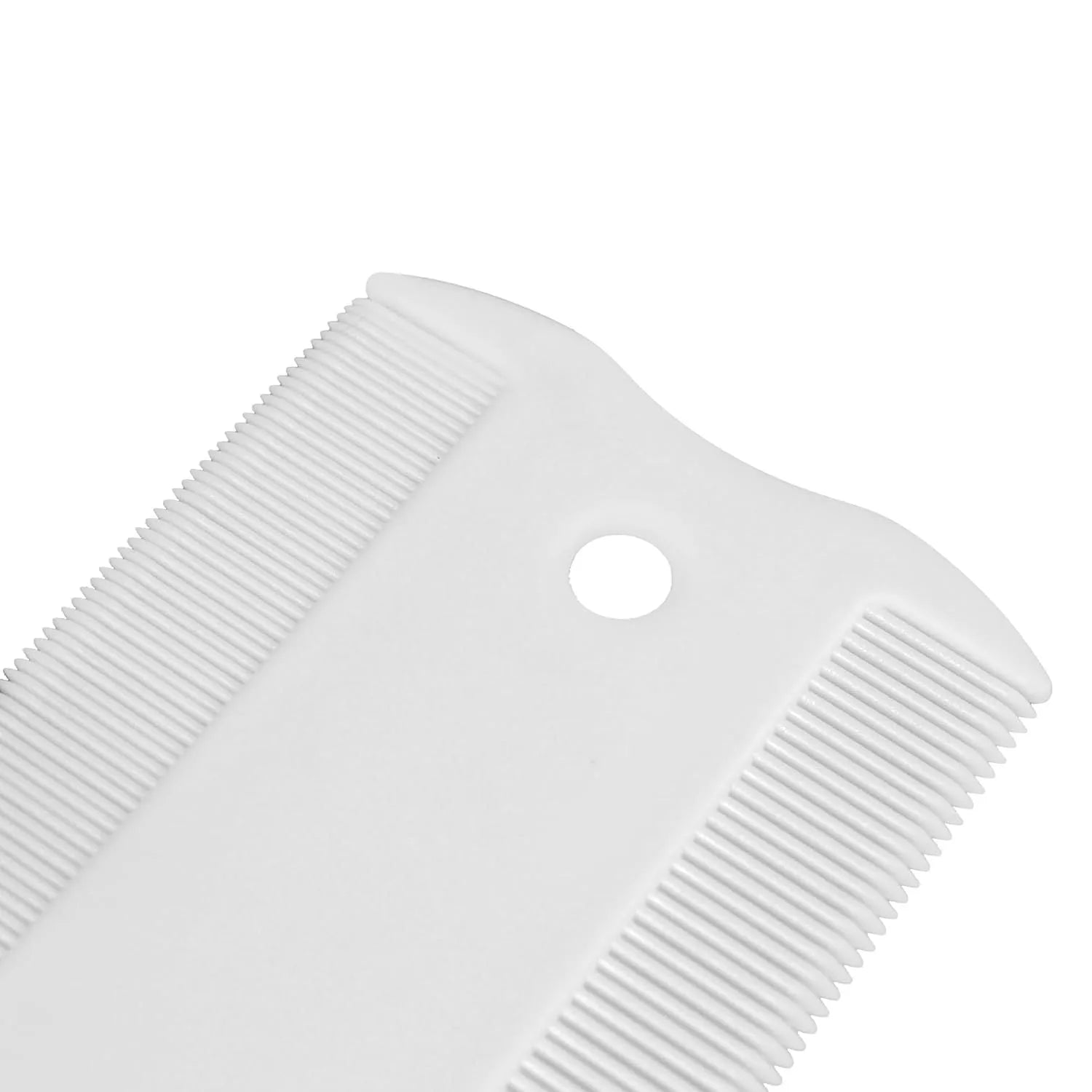 Double-sided pet flea comb with dense teeth design for dogs and cats