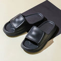 EVA flip-flop style slippers with a thick sole, shown in one of seven available colours.